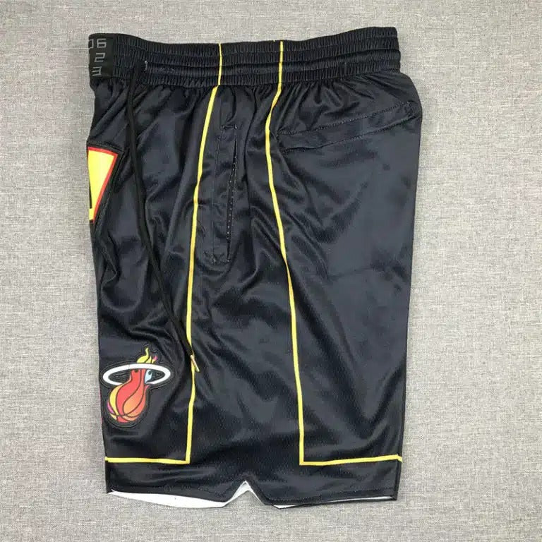 Miami Heat 2022 Black City Edition Shorts - Basketball Shorts Store