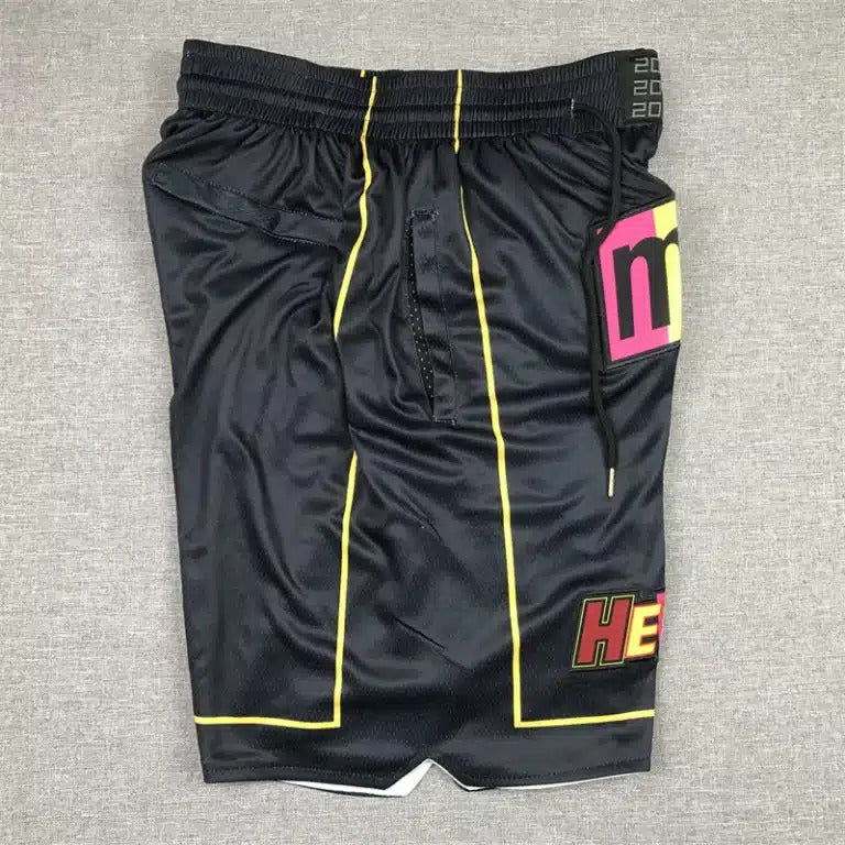 Miami Heat 2022 Black City Edition Shorts - Basketball Shorts Store