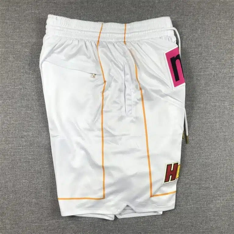 Miami Heat 2023 White City Edition Shorts - Basketball Shorts Store