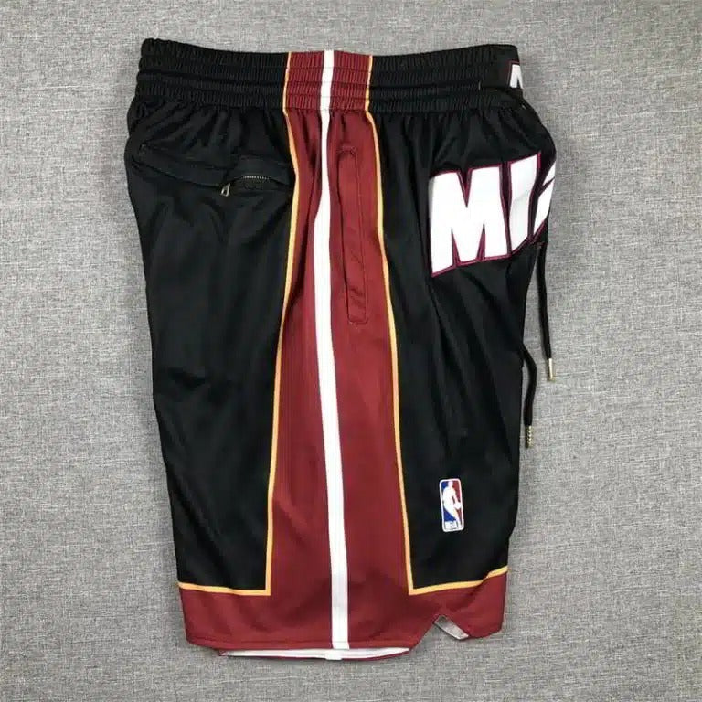 Miami Heat Black Shorts - Icon Edition - Basketball Shorts Store