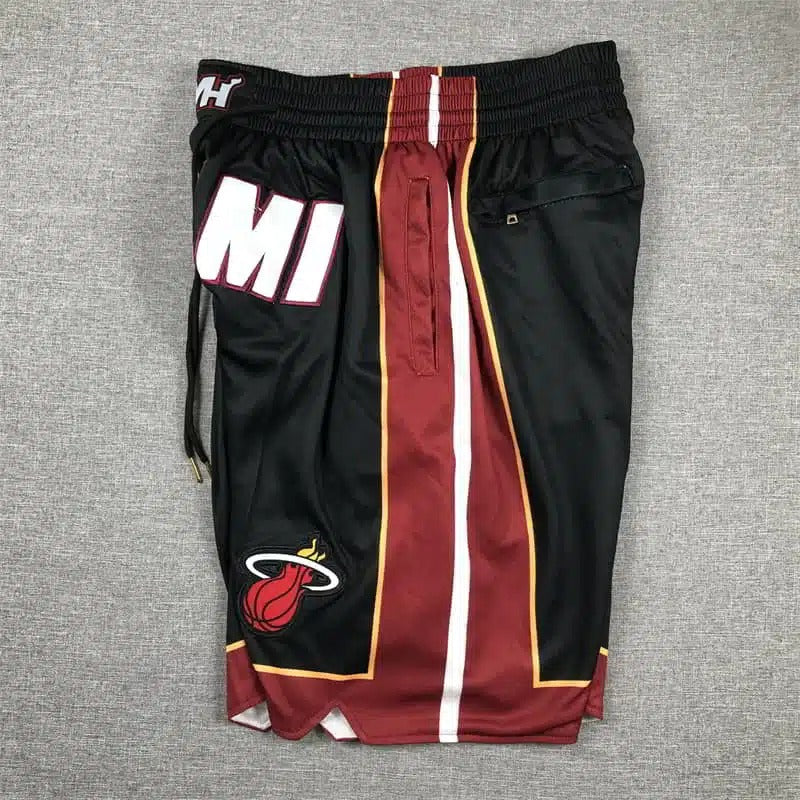 Miami Heat Black Shorts - Icon Edition - Basketball Shorts Store