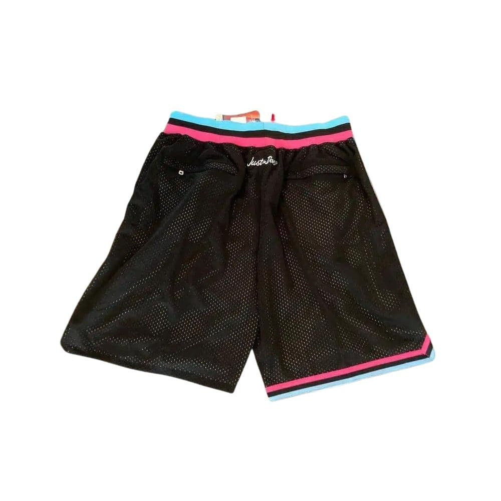 Miami Heat M&N Black Shorts