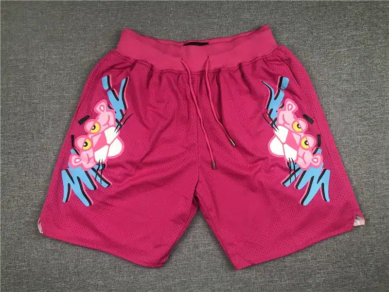 Miami Heat Pink Panther Vice Pink Basketball Shorts - Basketball Shorts Store