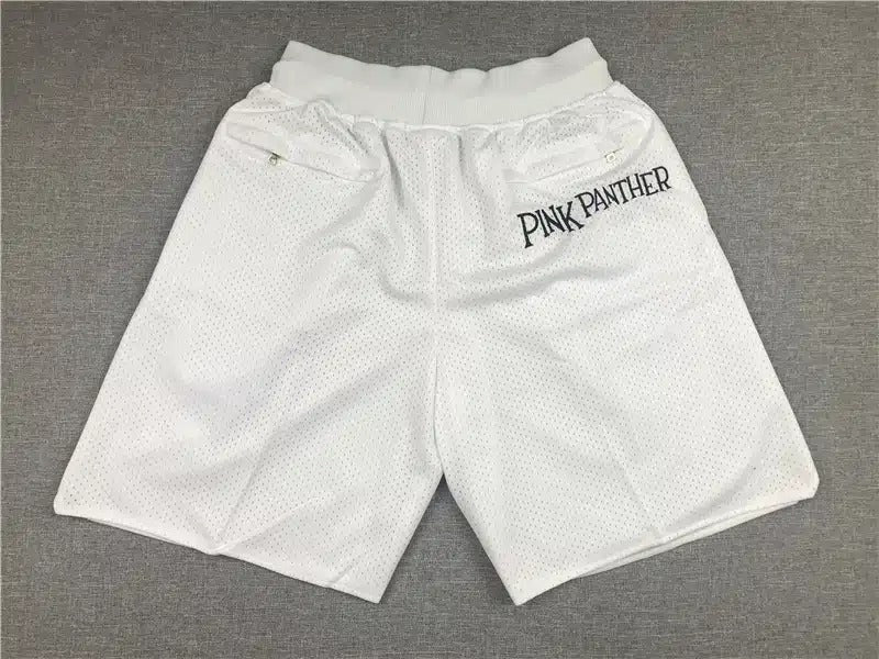 Miami Heat Pink Panther Vice White Basketball Shorts - Basketball Shorts Store