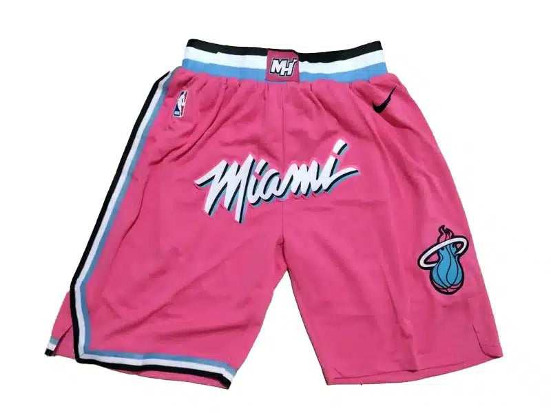 Miami Heat Pink Shorts - Basketball Shorts Store
