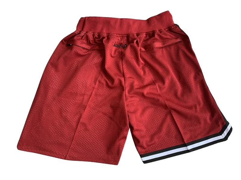 Miami Heat Retro Just Don Style Red Shorts