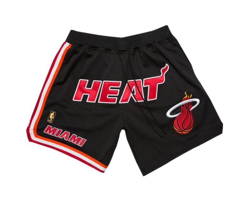 Miami Heat Black Hardwood Classics 1996-97 Shorts