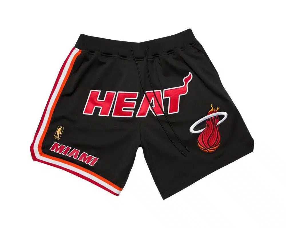 Miami Heat Black Hardwood Classics 1996-97 Shorts