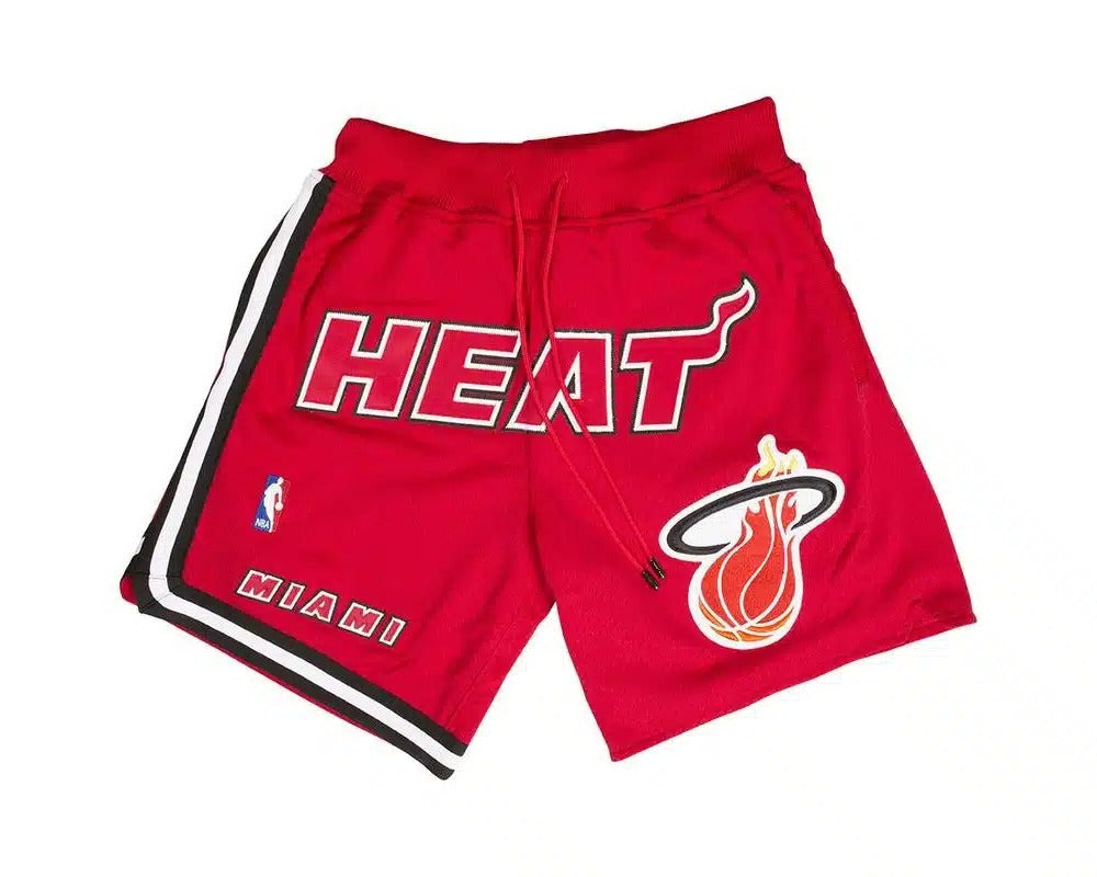 Miami Heat Red Hardwood Classics 1996-97 Shorts