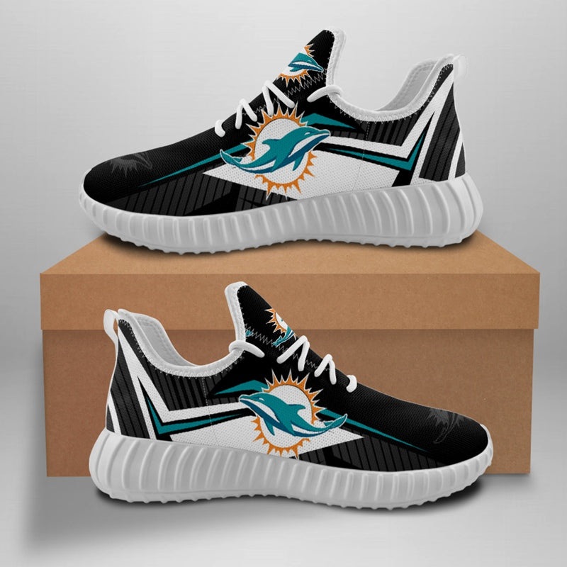 Miami Dolphins Sneaker Shoes NFL For Men Women Fans