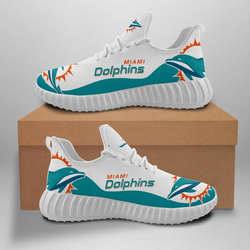 Miami Dolphins Sneaker Shoes NFL For Men Women Fans