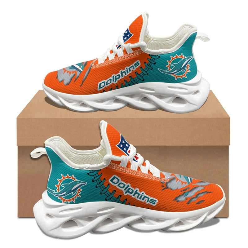 Miami Dolphins V1 WK9 Sneaker Shoes For Men Women Fans