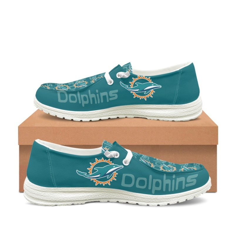 Miami Dolphins V1 BZ15 Sneakers Shoes For Men Women Fans