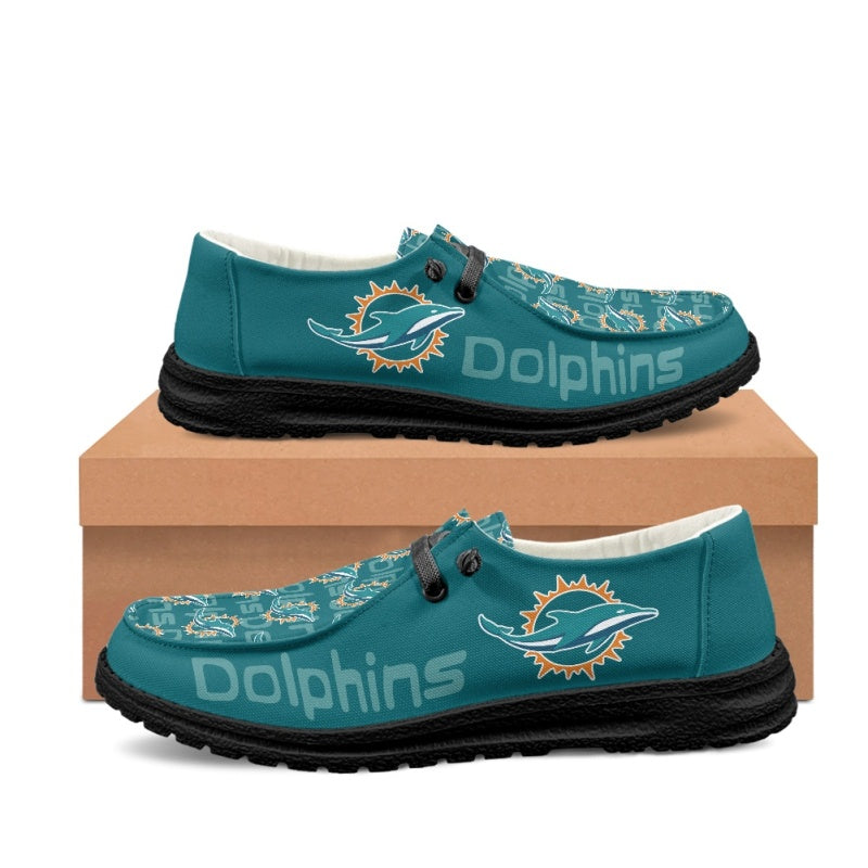 Miami Dolphins V1 BZ15 Sneakers Shoes For Men Women Fans