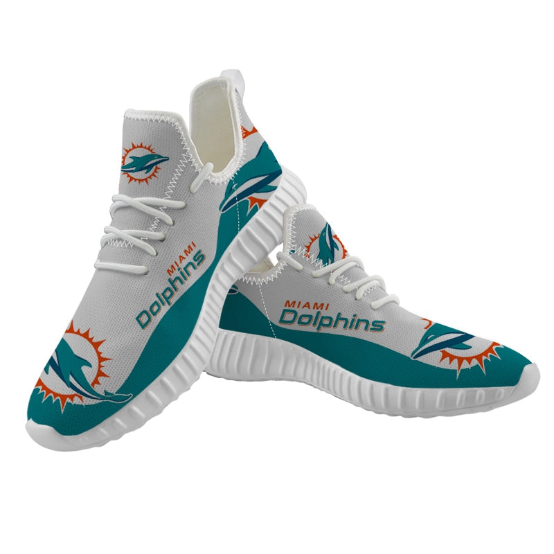 Miami Dolphins Sneaker Shoes NFL For Men Women Fans