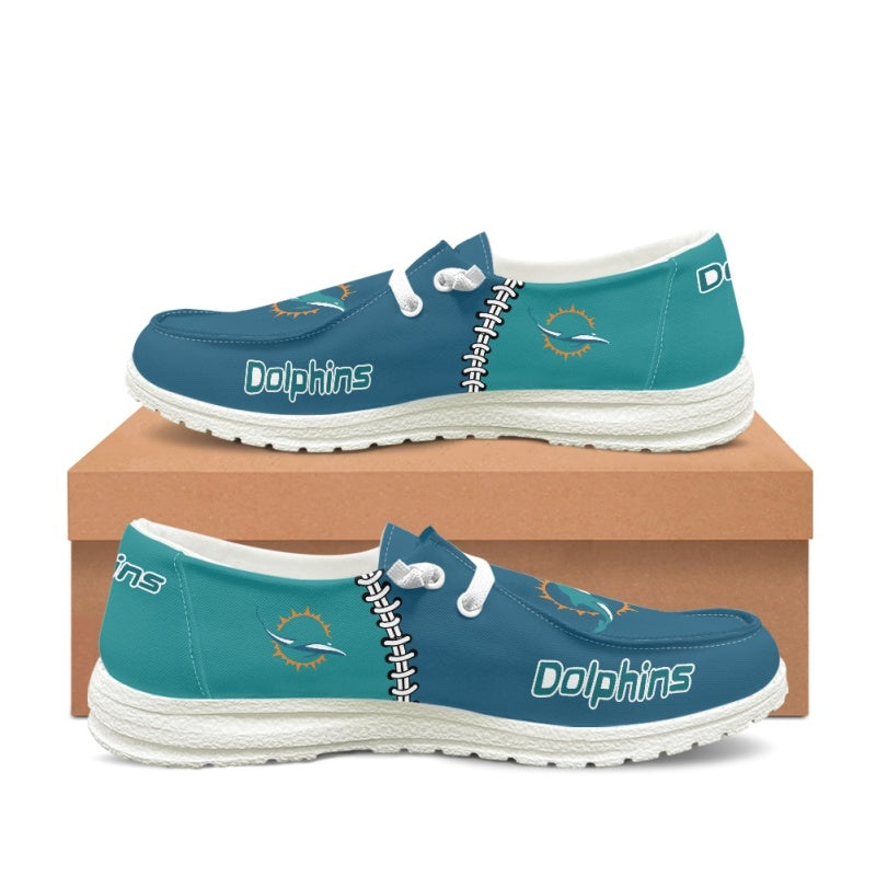 Miami Dolphins V1 BZ15 Sneakers Shoes For Men Women Fans