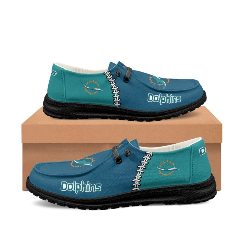 Miami Dolphins V1 BZ15 Sneakers Shoes For Men Women Fans