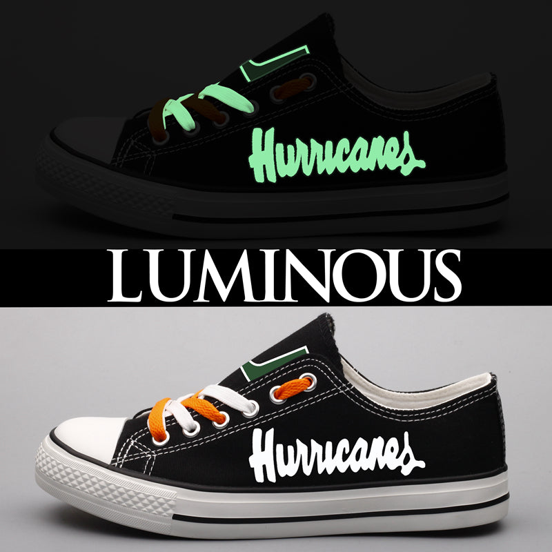 Miami Hurricanes Sport Sneakers Shoes For Men Women Fans