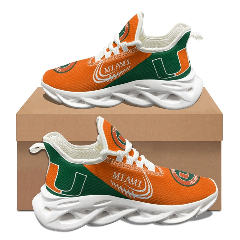 Miami Hurricanes V1 WK9 Sneaker Shoes For Men Women Fans