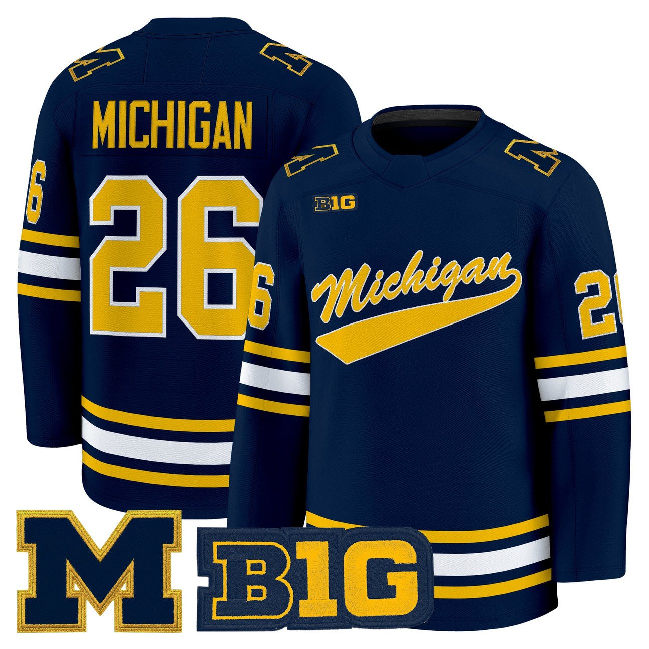 Michigan Jersey #26 Michigan Wolverines 2025-26 Premium All Stitched