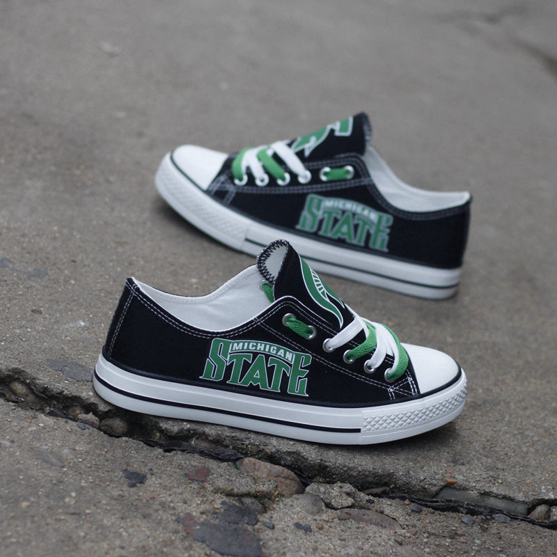 Michigan State Spartans Sport Sneakers Shoes For Men Women Fans