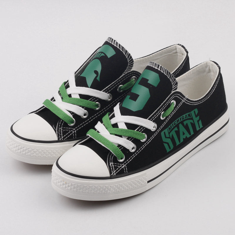 Michigan State Spartans Sport Sneakers Shoes For Men Women Fans