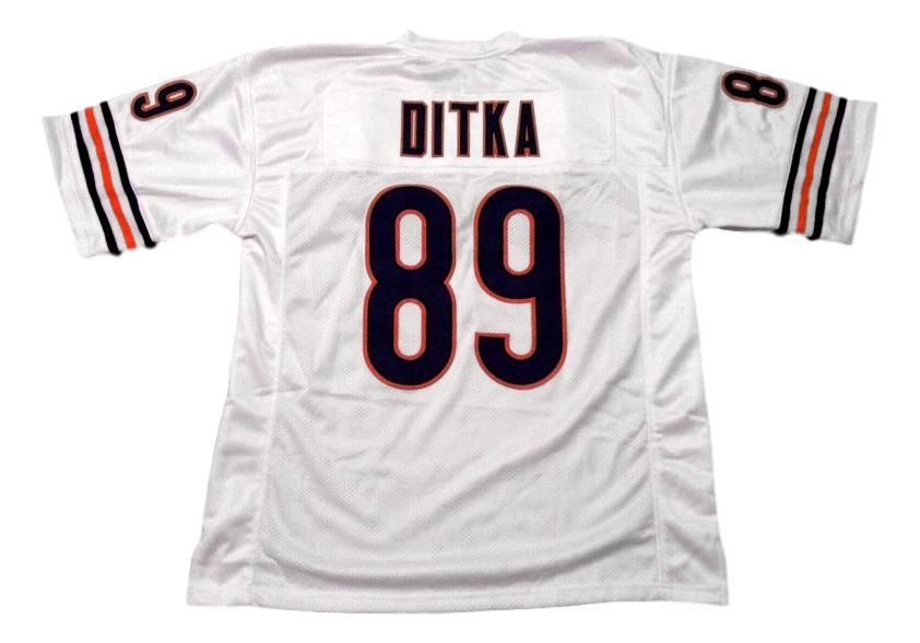 Ditka Jersey #89 Custom Unsigned Football Stitched White