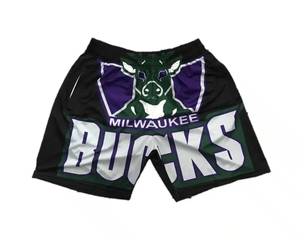 Milwaukee Bucks Big Face M&N Shorts