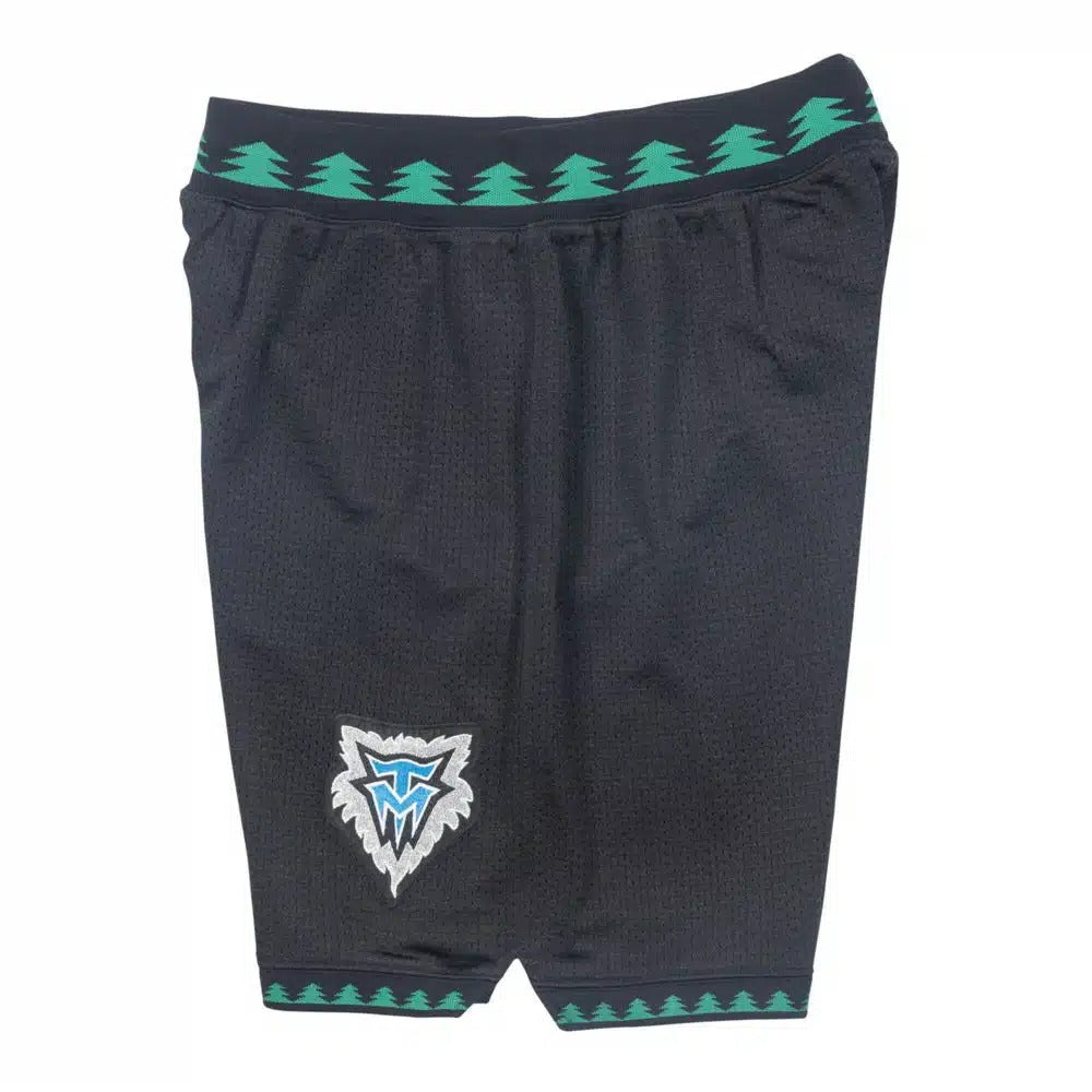 Minnesota Timberwolves 2003-04 Alternate Shorts Black - Basketball Shorts Store