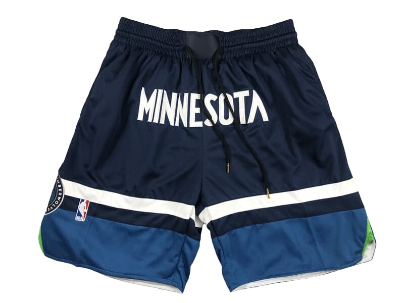 Minnesota Timberwolves Icon Swingman Navy Shorts
