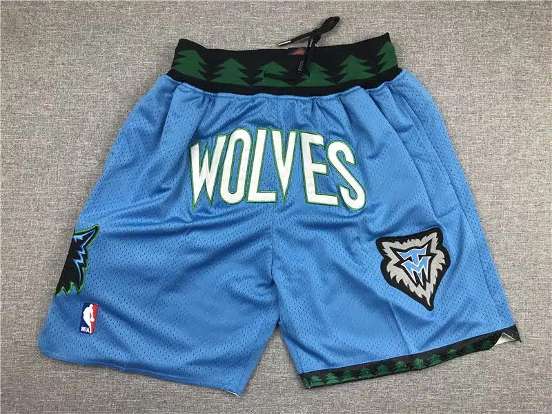Minnesota Timberwolves 96-97 Shorts Blue