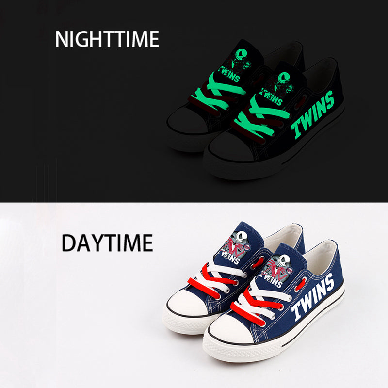 Minnesota Twins Limited Print Low Top Canvas Shoes Sport Sneakers For Men Women Fans