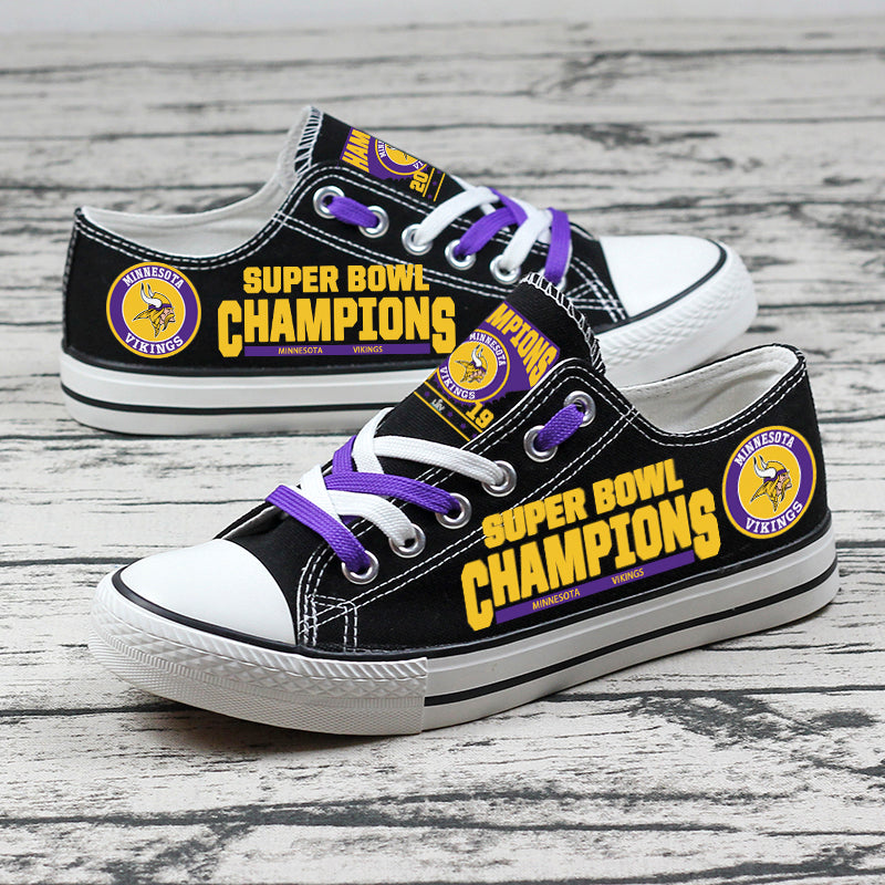 Minnesota Vikings Sport Sneakers Shoes For Men Women Fans