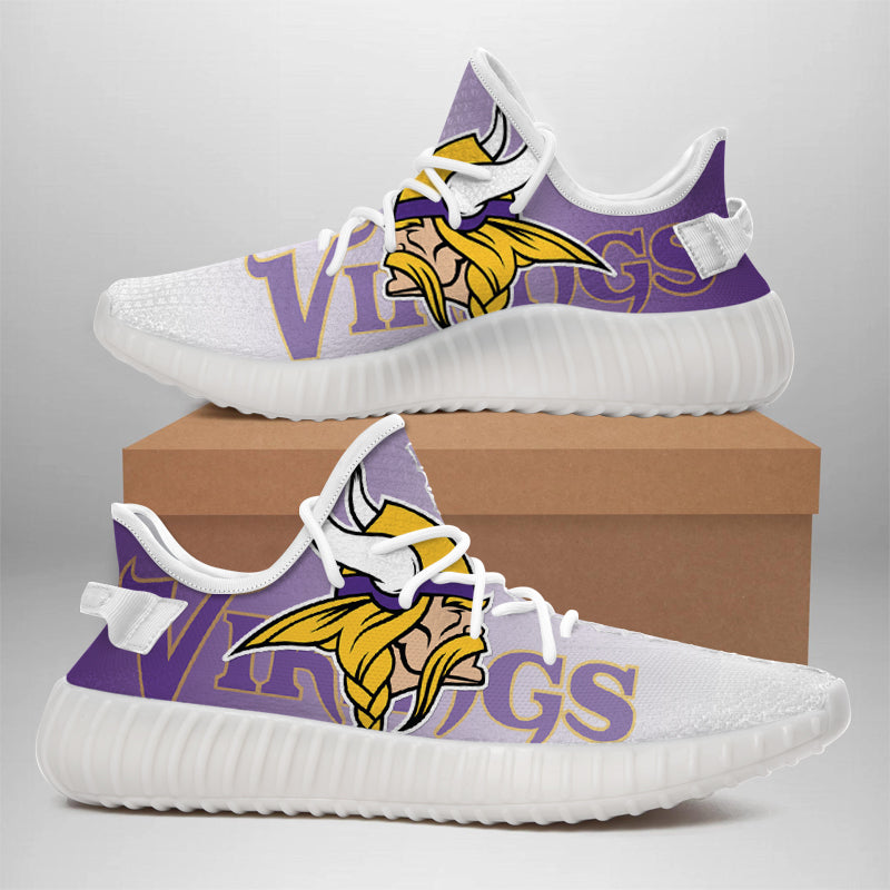 Minnesota Vikings NFL 350v Yeezy Sneakers For Men Women Fans