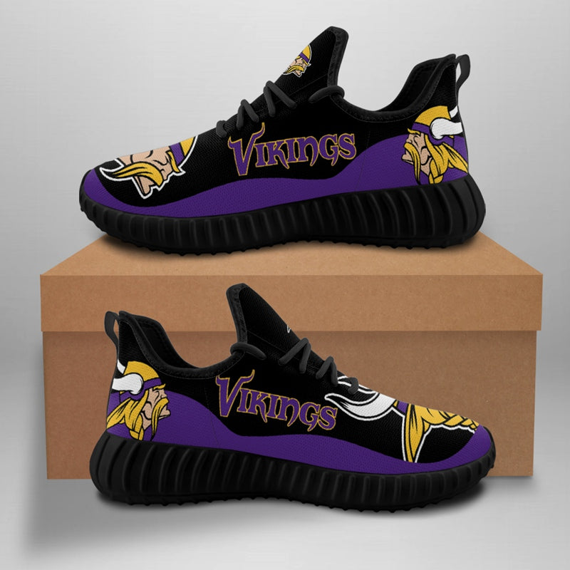 Minnesota Vikings Sneaker Shoes NFL For Men Women Fans