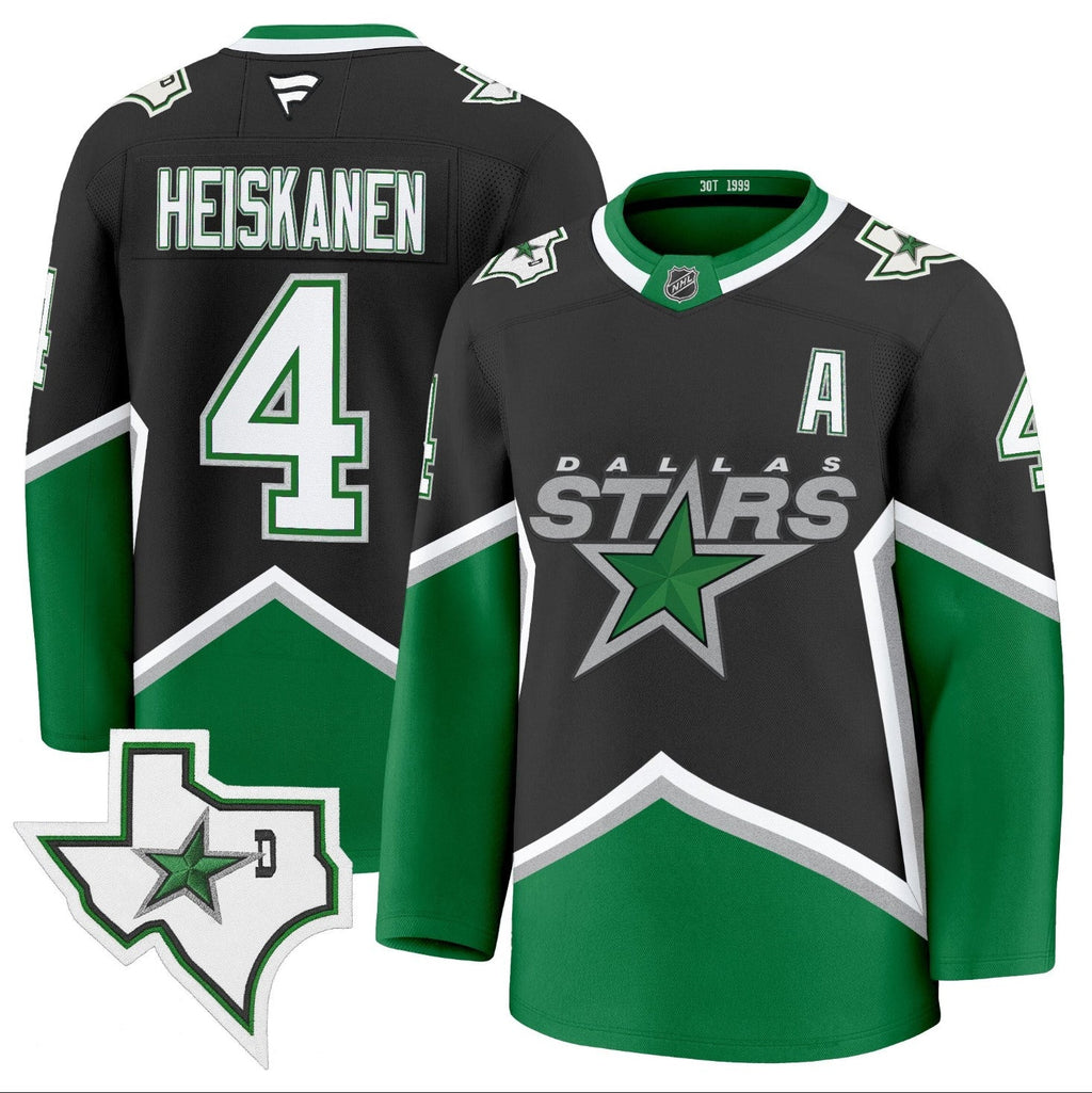 Miro Heiskanen Jersey #4 Dallas Stars '99 Throwback Premium All Stitched