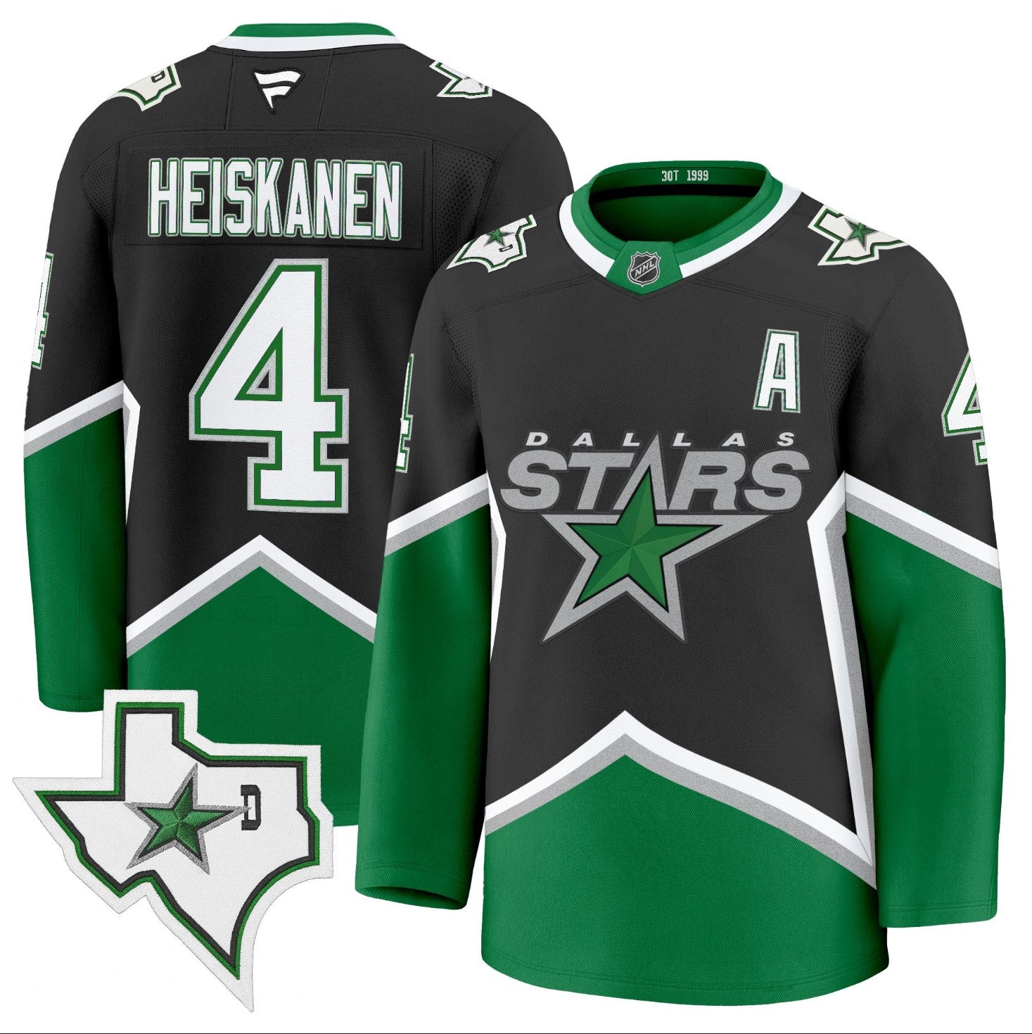 Miro Heiskanen Jersey #4 Dallas Stars '99 Throwback Premium All Stitched