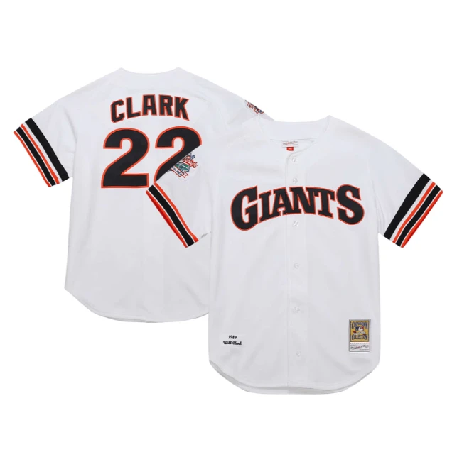 Mitchell & Ness San Francisco Giants Will Clark San Francisco Giants Jersey - All Stitched