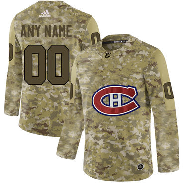 Montreal Canadiens Camo Customized Jersey