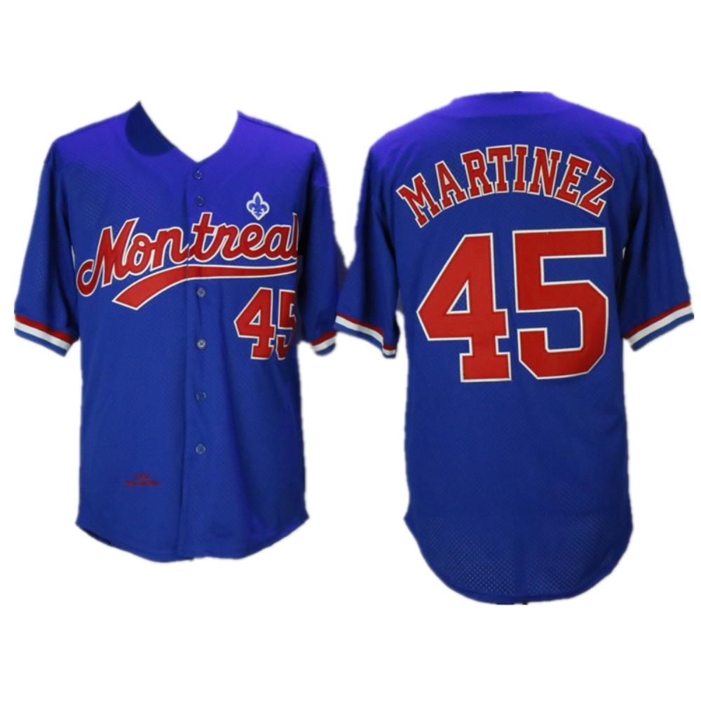 Montreal Expos Pedro Martinez Royal Throwback Mesh Jersey