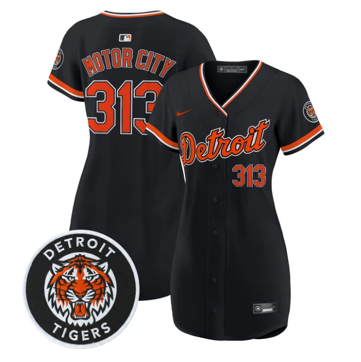 Motor City Jersey #313 Detroit Tigers 2026 Baseball Dress Stitched