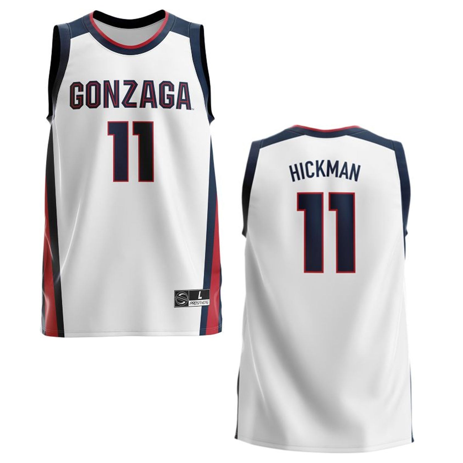 Nolan Hickman Jersey Gonzaga Bulldogs College Basketball Navy #111