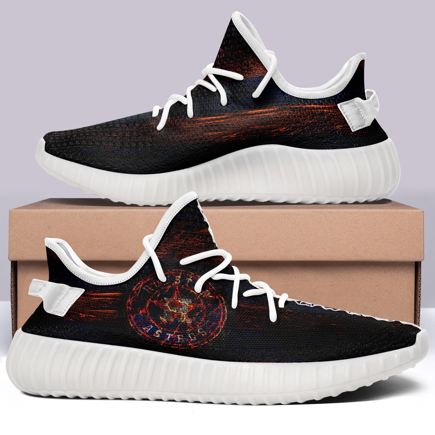 Houston Astros NFL 350v Yeezy Sneakers For Men Women Fans