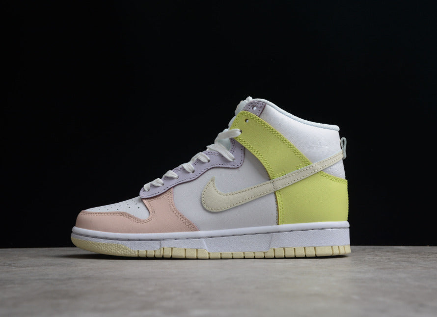 NK Dunk High Cashmere Lemon Twist