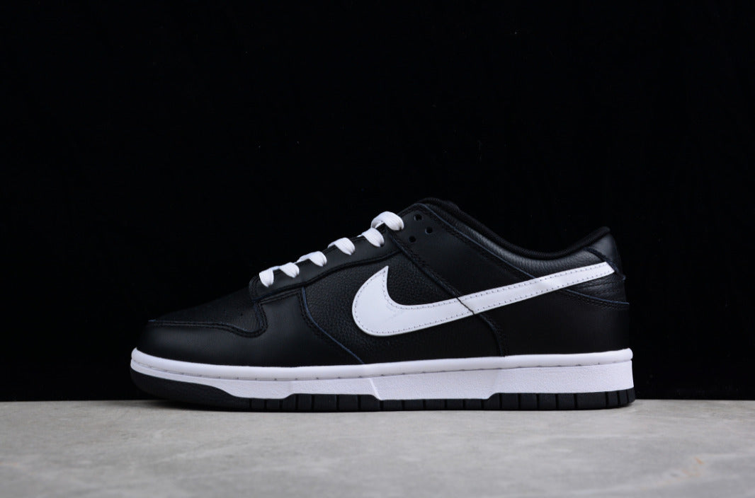 NK Dunk Low Black And White