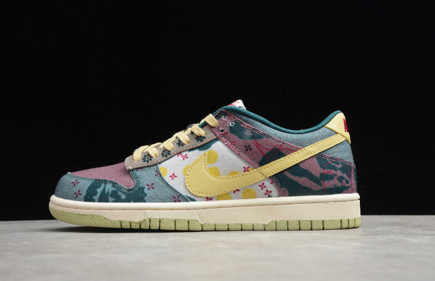 NK Dunk Low Community Garden Lemon Wash Space