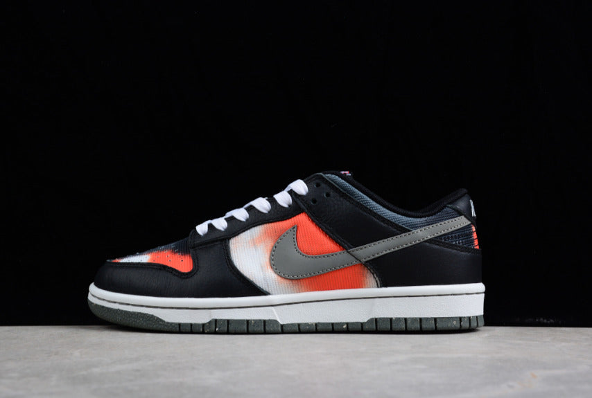 NK Dunk Low Graffiti Black Red Grey