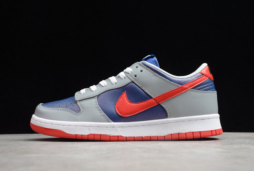NK Dunk Low Samba Gray Blue Red