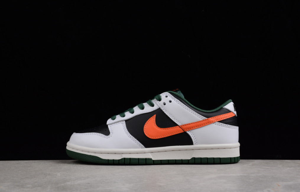 NK Dunk Low White Black Green