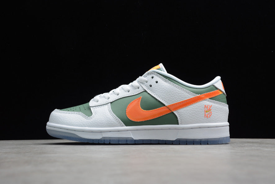 NK Dunk Low 'NY vs. NY' White Green Orange